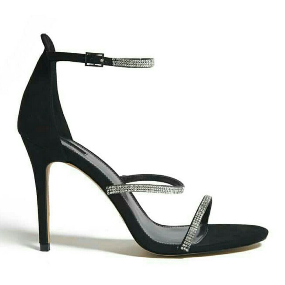NWOT Rhinestone strappy heels - Picture 6 of 7